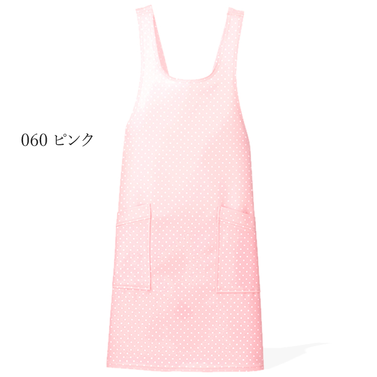 エプロン メディカル ドット柄 医療 看護 ケア 介護 アイトス 撥水 ストレッチ 制電 レディース 861377 （1枚までネコポス） | アイトス | 03
