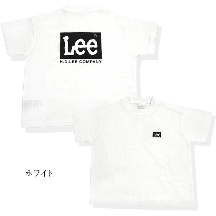 Lee リー Tシャツ 半袖 バックプリント ワイドシルエット 子供服 キッズ 子供 プレゼント ギフト お出掛け 通学 通園 LK0800 (1枚までネコポス)｜craftworks｜02