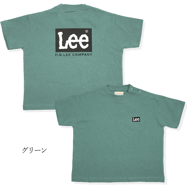 Lee リー Tシャツ 半袖 バックプリント ワイドシルエット 子供服 キッズ 子供 プレゼント ギフト お出掛け 通学 通園 LK0800 (1枚までネコポス)｜craftworks｜03
