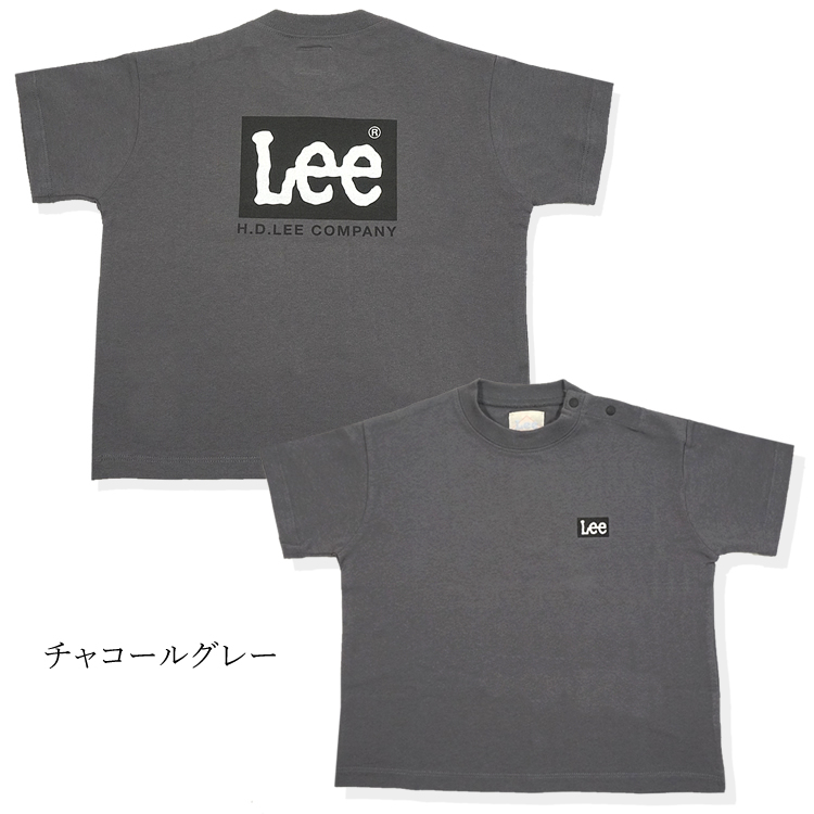 Lee リー Tシャツ 半袖 バックプリント ワイドシルエット 子供服 キッズ 子供 プレゼント ギフト お出掛け 通学 通園 LK0800 (1枚までネコポス)｜craftworks｜04