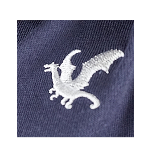 Tシャツ 半袖 マウンテンドラゴン メンズ レディース ワンポイント刺繍 クラフトワークス (1枚までネコポス)｜craftworks｜05