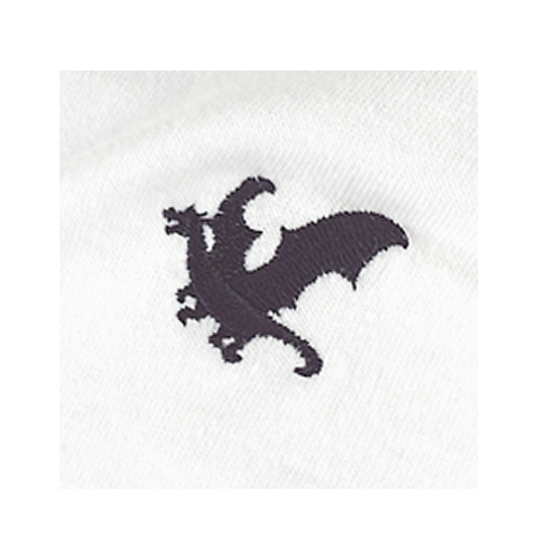Tシャツ 半袖 マウンテンドラゴン メンズ レディース ワンポイント刺繍 クラフトワークス (1枚までネコポス)｜craftworks｜02