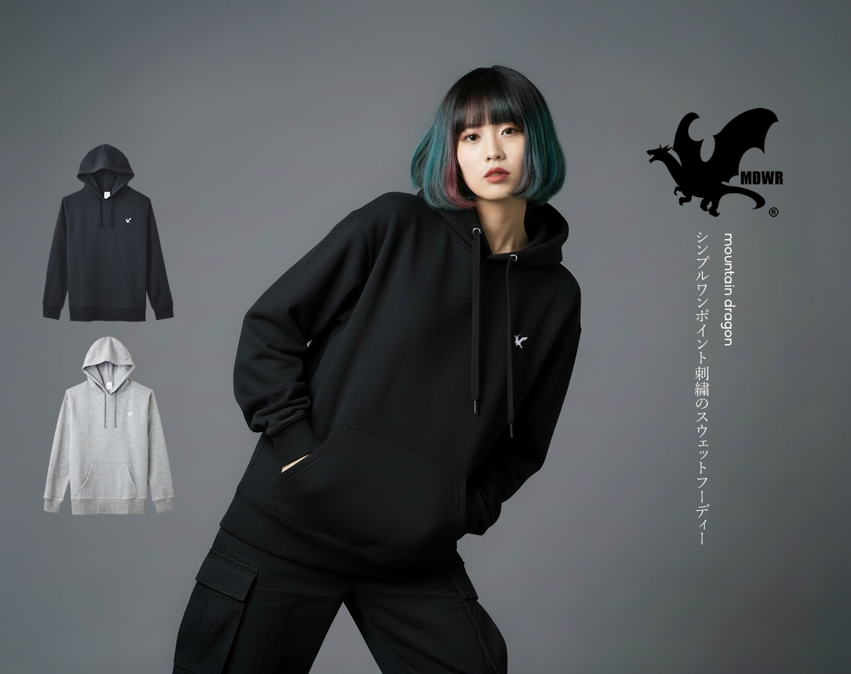 パーカー スウェット プルパーカー マウンテンドラゴン(mountaindragon