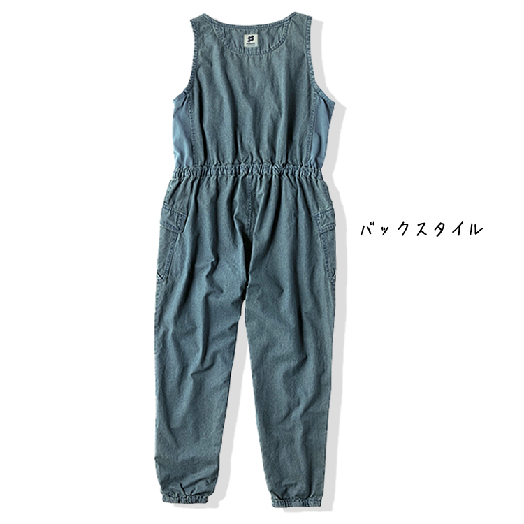 モンクワ monkuwa 子供用 デニムサロペット オーバーオール UV効果