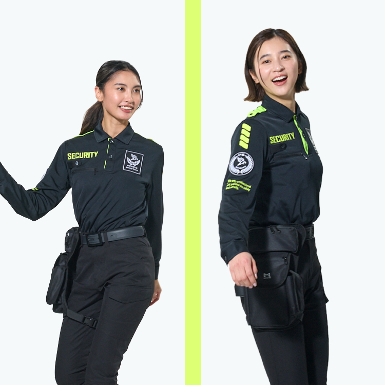 警備服 ポロシャツ 長袖 おしゃれ ネオセキュリティ NEO SECURITY 耐光