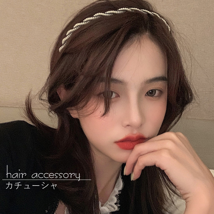 ヘアアクセサリー パール ツイスト カチューシャ ヘアバンド 細め かわいい おしゃれ パーティー Honbu 0463 Cras Lab ヤフー店 通販 Yahoo ショッピング