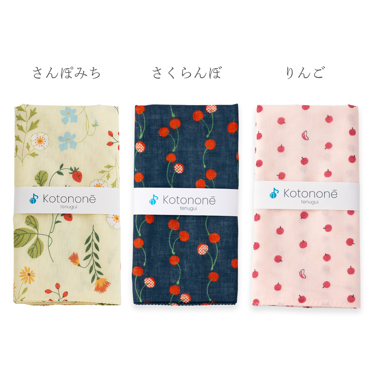 手ぬぐい ガーゼ てぬぐい 3枚セット 日本製 ほつれ止め ラッピング