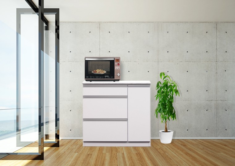 Carinaキッチンカウンター レンジ台 幅90cm Carinaキッチンカウンター レンジ台 幅90cm Carinaキッチンカウンター