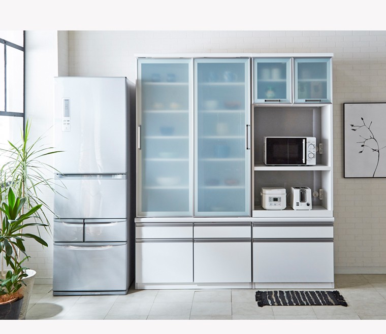 食器棚 幅100cm キッチンボード ダイニングボード 食器収納 HC