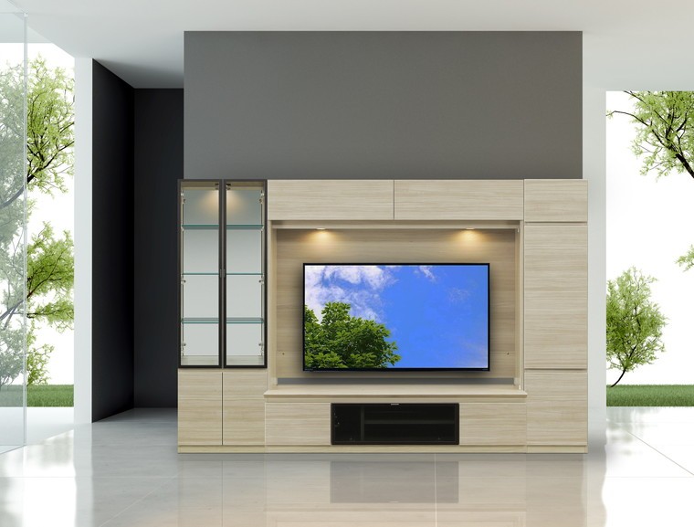 CME 幅260cm 壁面収納 テレビボード TVボード テレビ台 リビング収納
