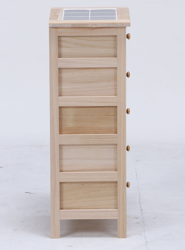 桐製 マルチカラフル5段ボックス シンクエ 2 : クラシト - 通販