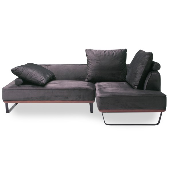 カウチソファ ワイドソファ L字 エコテックス認証 ファブリック生地