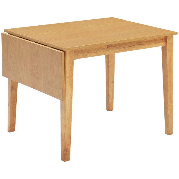 テーブル 折り畳み ダイニングテーブル 単品 幅90cm-120cm ドロップ