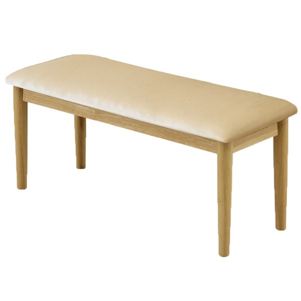 ダイニングベンチ 幅95cm PVCレザー ファブリック生地 ベンチ