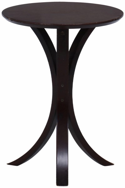 サイドテーブル 木製テーブル ウッドスタイル おしゃれ 円形 丸天板 木製 高さ54cm コンパクト 省スペース 曲線デザイン 傷防止｜crasito｜03