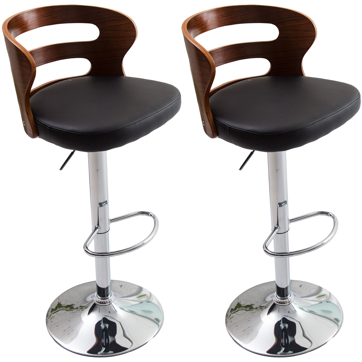 2脚セット】 カウンターチェア 木製 バーチェア チェア クッション