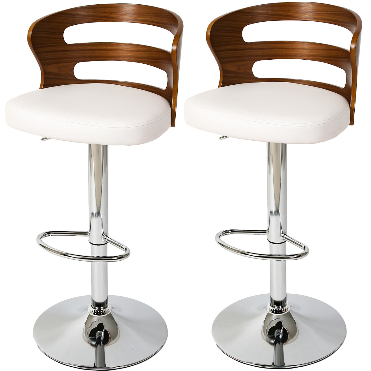 2脚セット】 カウンターチェア 木製 バーチェア チェア クッション