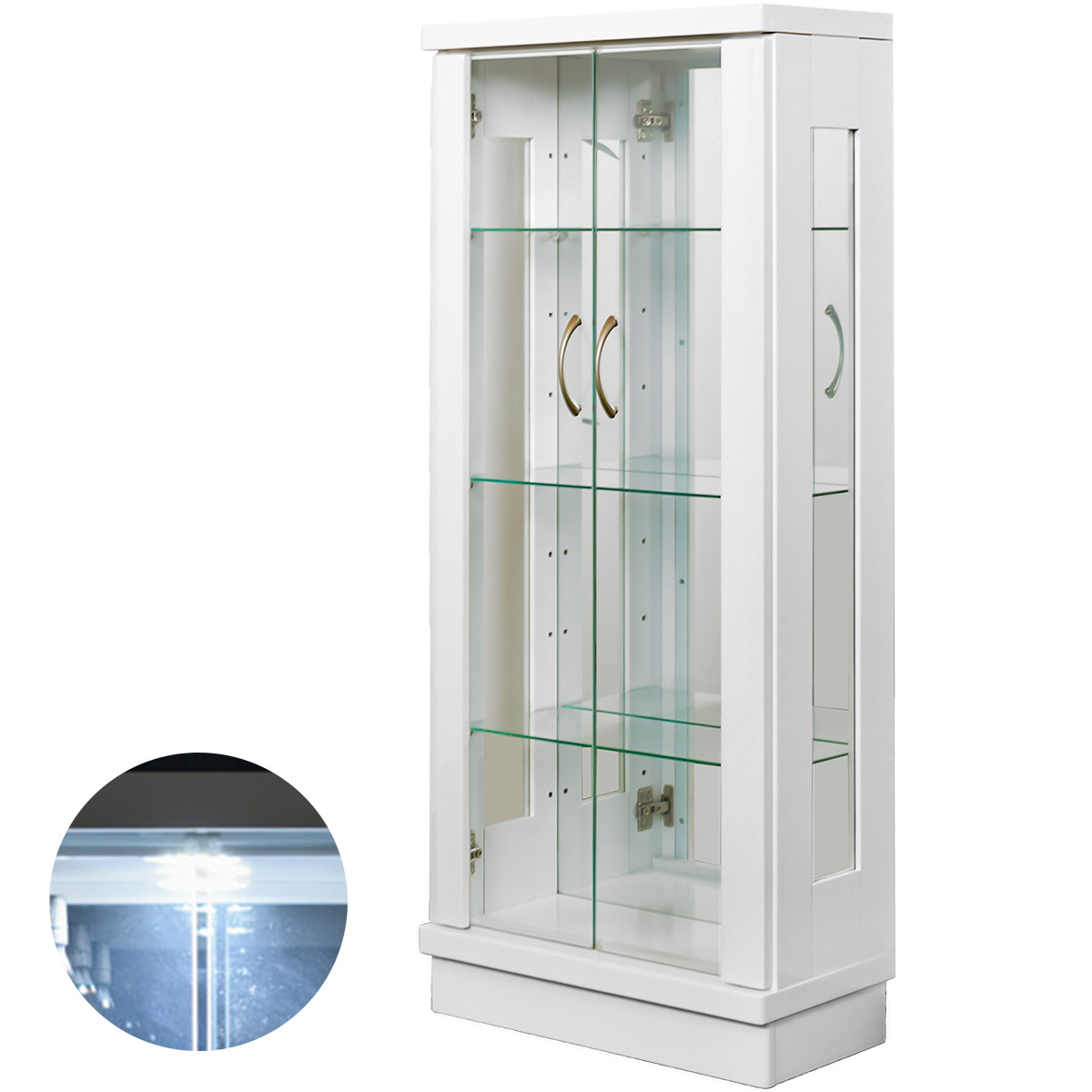 ライト付き コレクションボード コレクションケース 4段 幅50cm 高さ