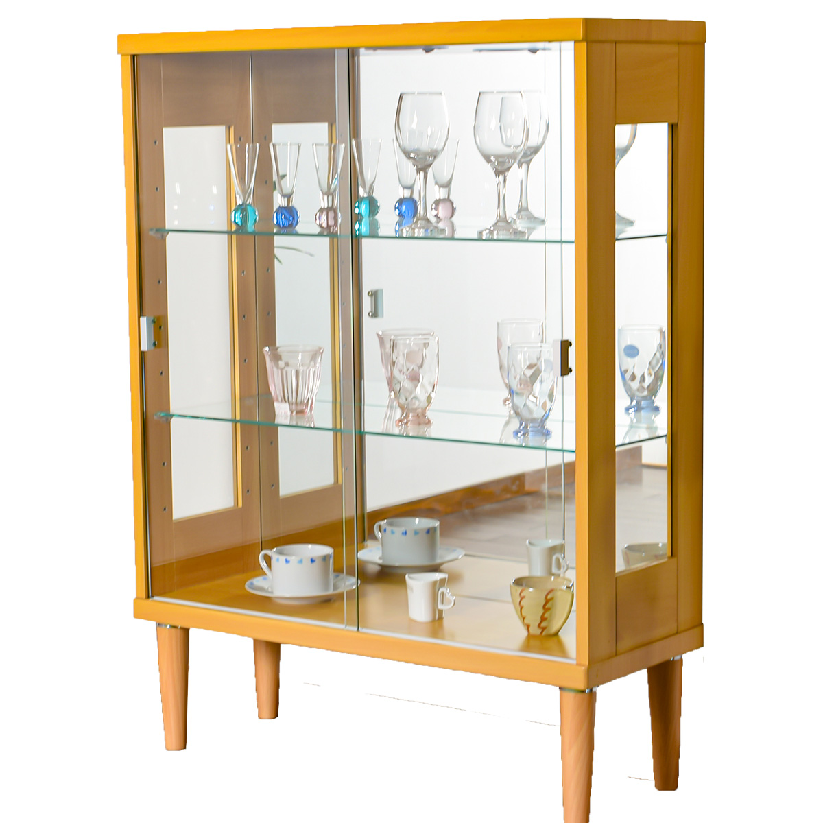 コレクションケース コレクションボード 幅75cm 高さ100cm ガラス