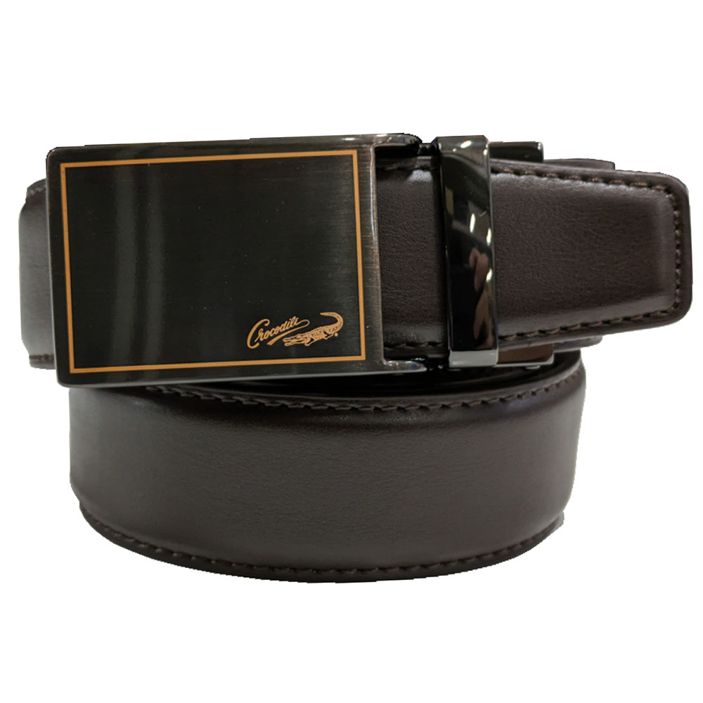 Crocodile クロコダイル ベルト 黒 Crocodile（クロコダイル） スマートロックベルト 楽々32段階調節