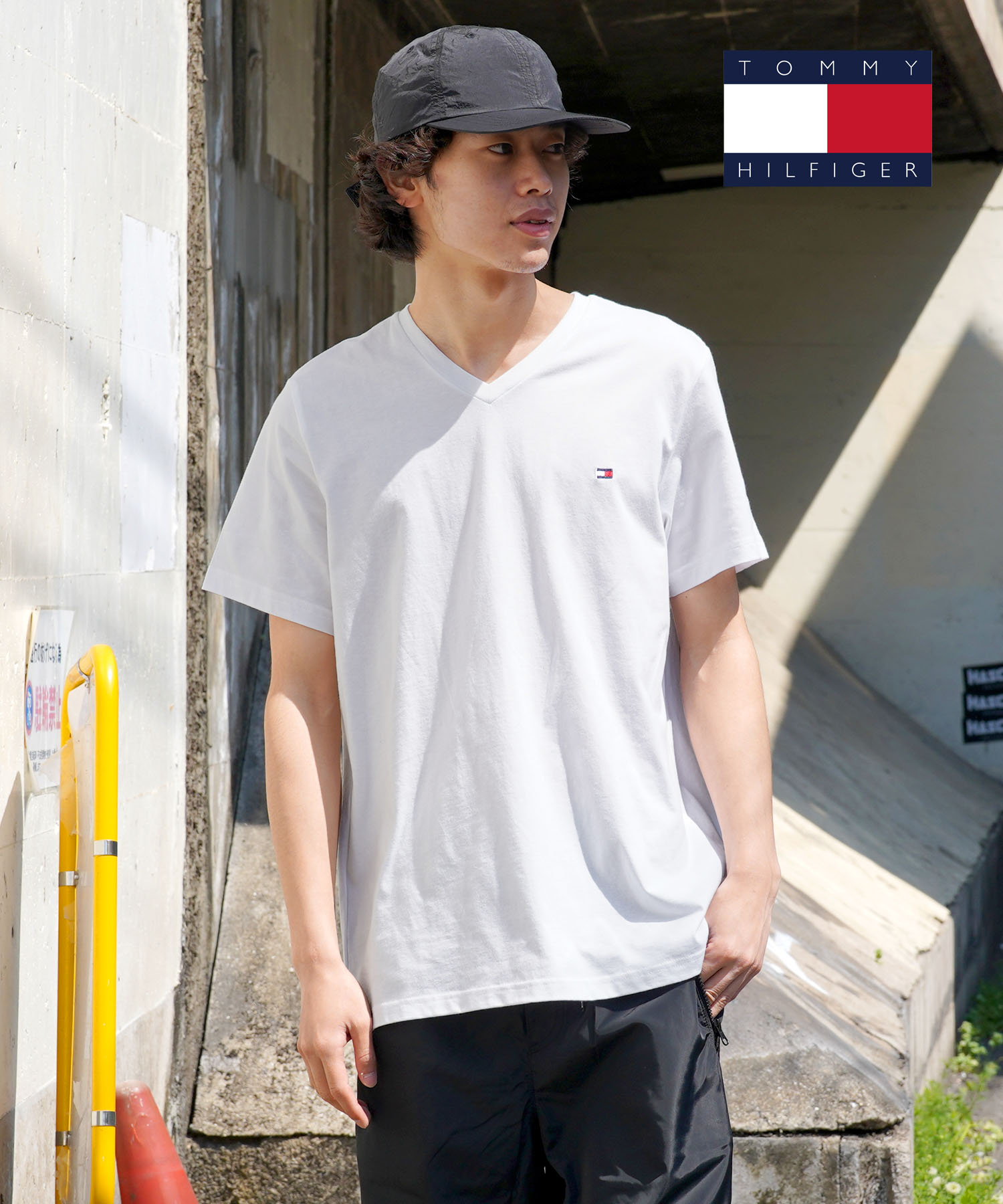 トミー ヒルフィガー Tシャツ メンズ TOMMY HILFIGER Tシャツ メンズ レディース インナー 紳士 綿100 男女兼用  Vネック クルーネック 無地 ブランド メール便｜crazyferret｜08