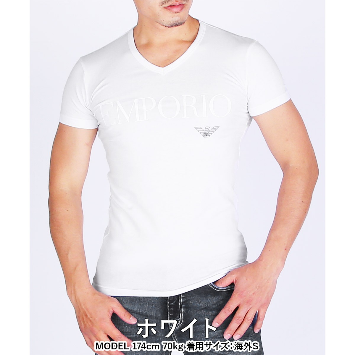 EMPORIO ARMANI メンズTシャツ、カットソー（サイズ（S/M/L）：3L(XXL 