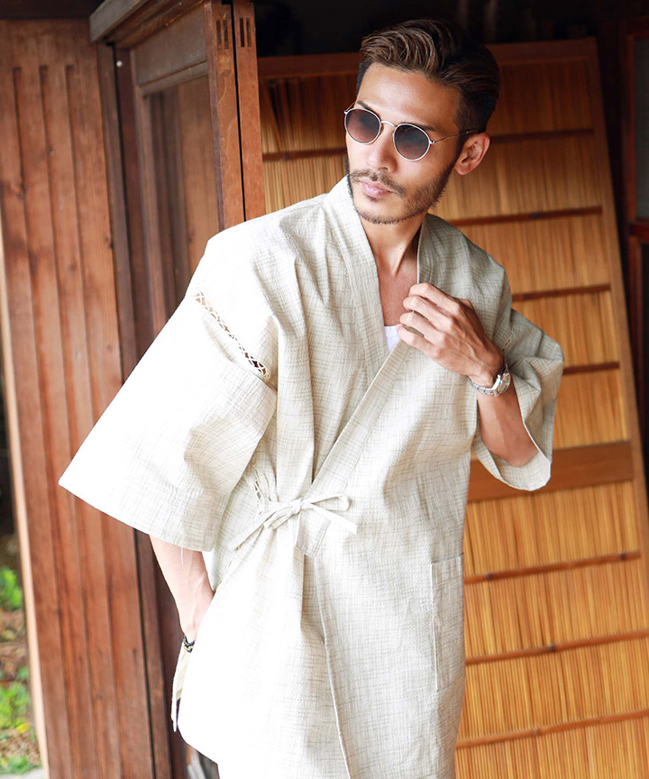 甚平 メンズ 男性 じんべい 上下セット 花火大会 2025 夏 お祭り