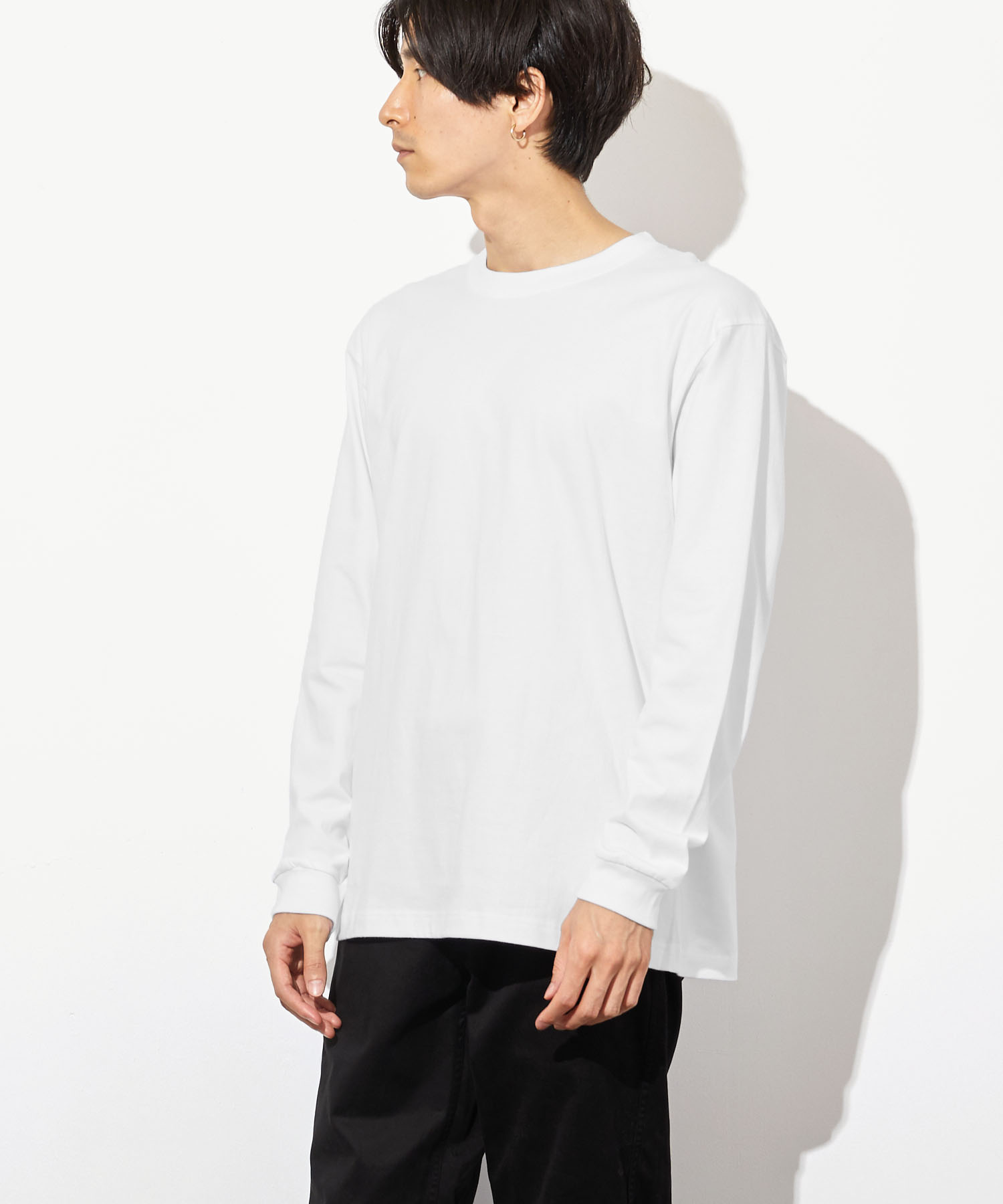 ヘインズ Hanes ロンT メンズ 長袖 Tシャツ コットン100% 綿 ヘビー