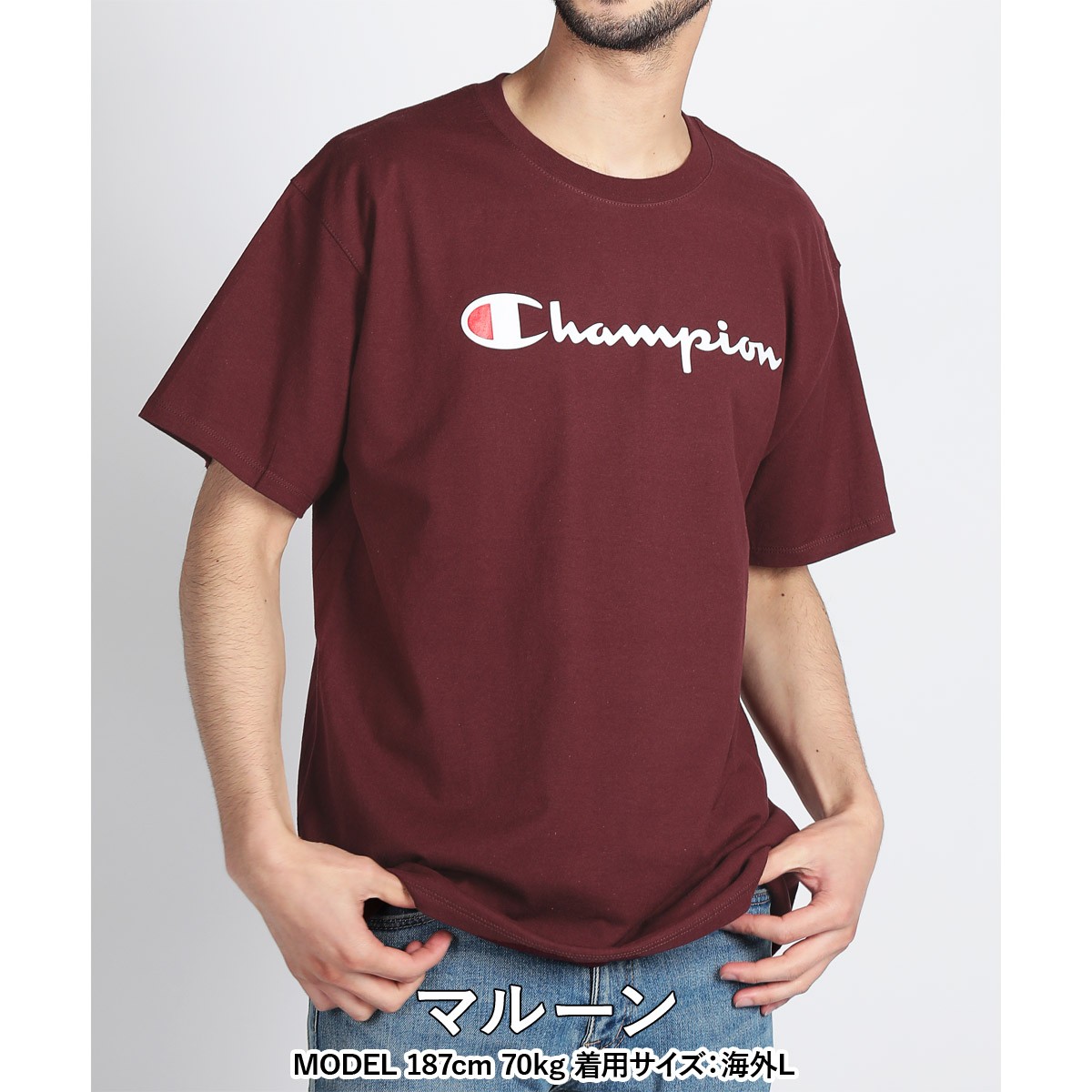 チャンピオン Champion Tシャツ メンズ 半袖 コットン100% 綿