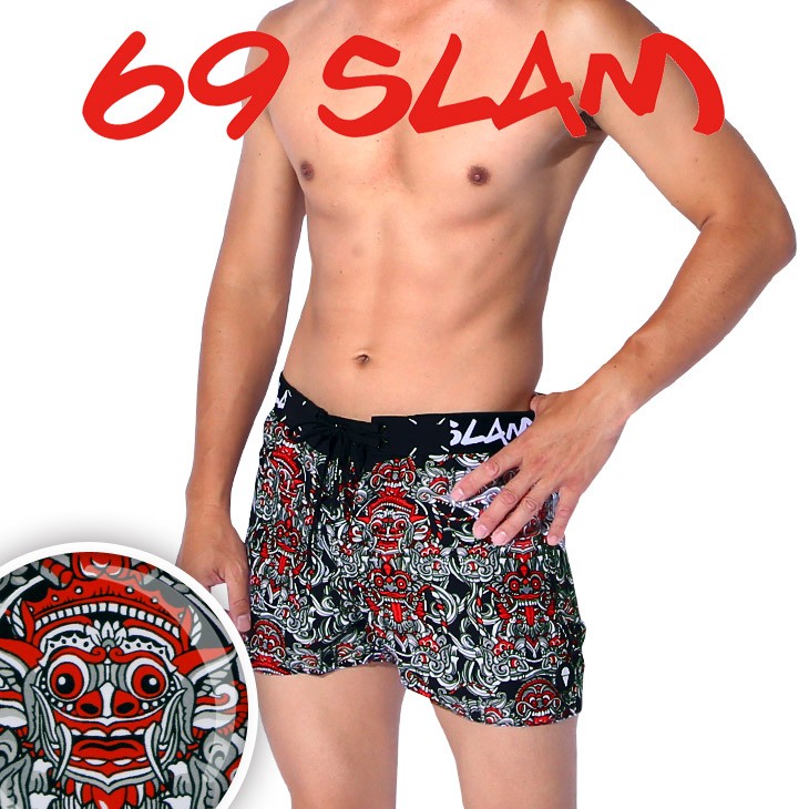 セール品 69slam ロックスラム 水着 サーフパンツ メンズ 水着 かっこいい 総柄 おしゃれ 水着 海パン ボードショーツ ブランド 男性 プレゼント 在庫限り Diquinsa Com Mx