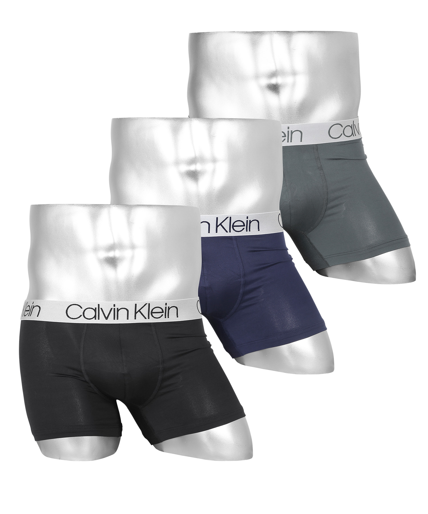 カルバンクライン Calvin Klein 3枚セット ボクサーパンツ メンズ 下着 紳士 かっこいい おしゃれ ロゴ ワンポイント 無地