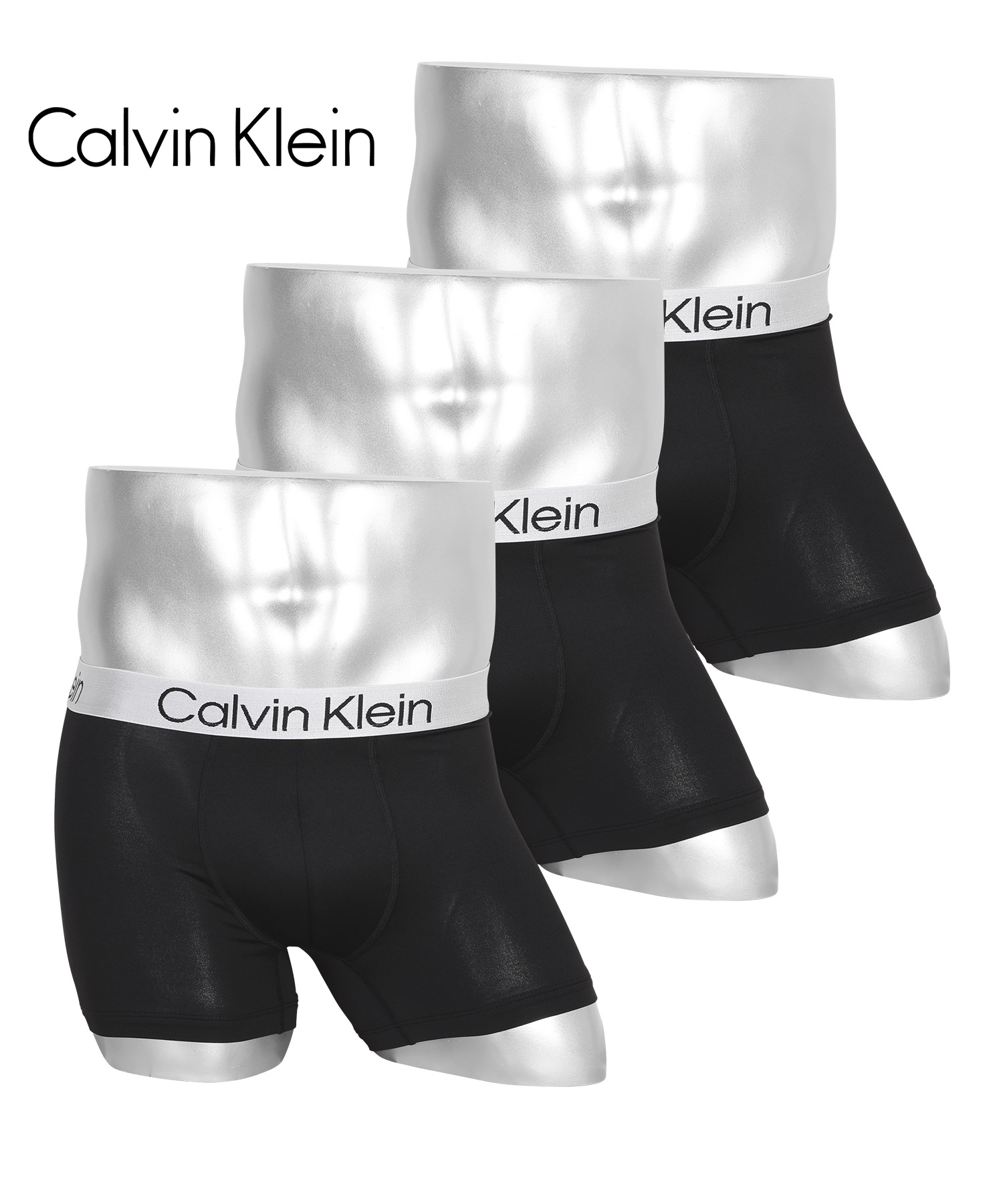 【新品未使用】  カルバンクライン3枚セット ブラック S Calvin Klein カルバンクライン ボクサーパンツ アンダーウエア