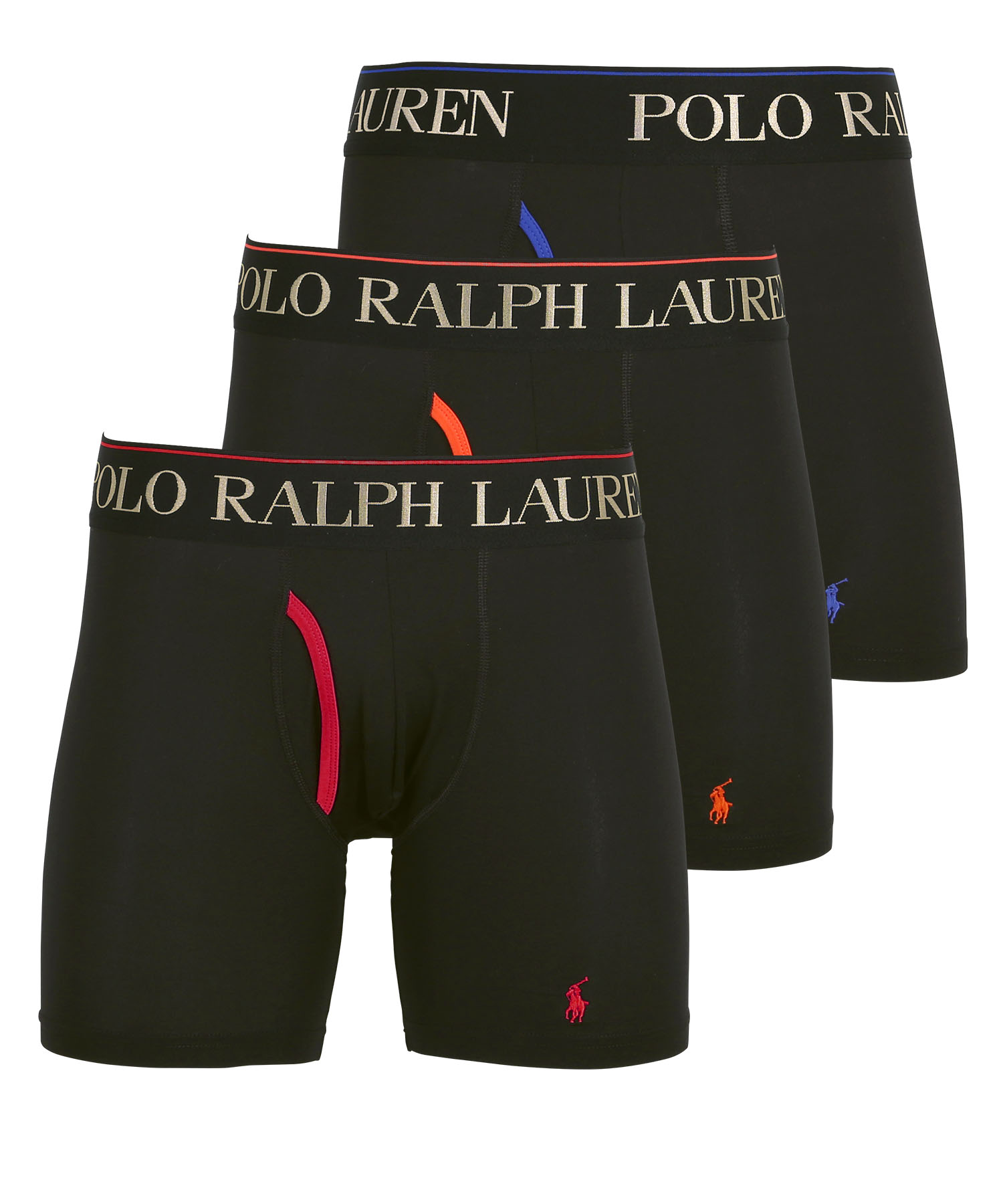 ポロ ラルフローレン POLO RALPH LAUREN ロングボクサーパンツ 3枚セット メンズ ...