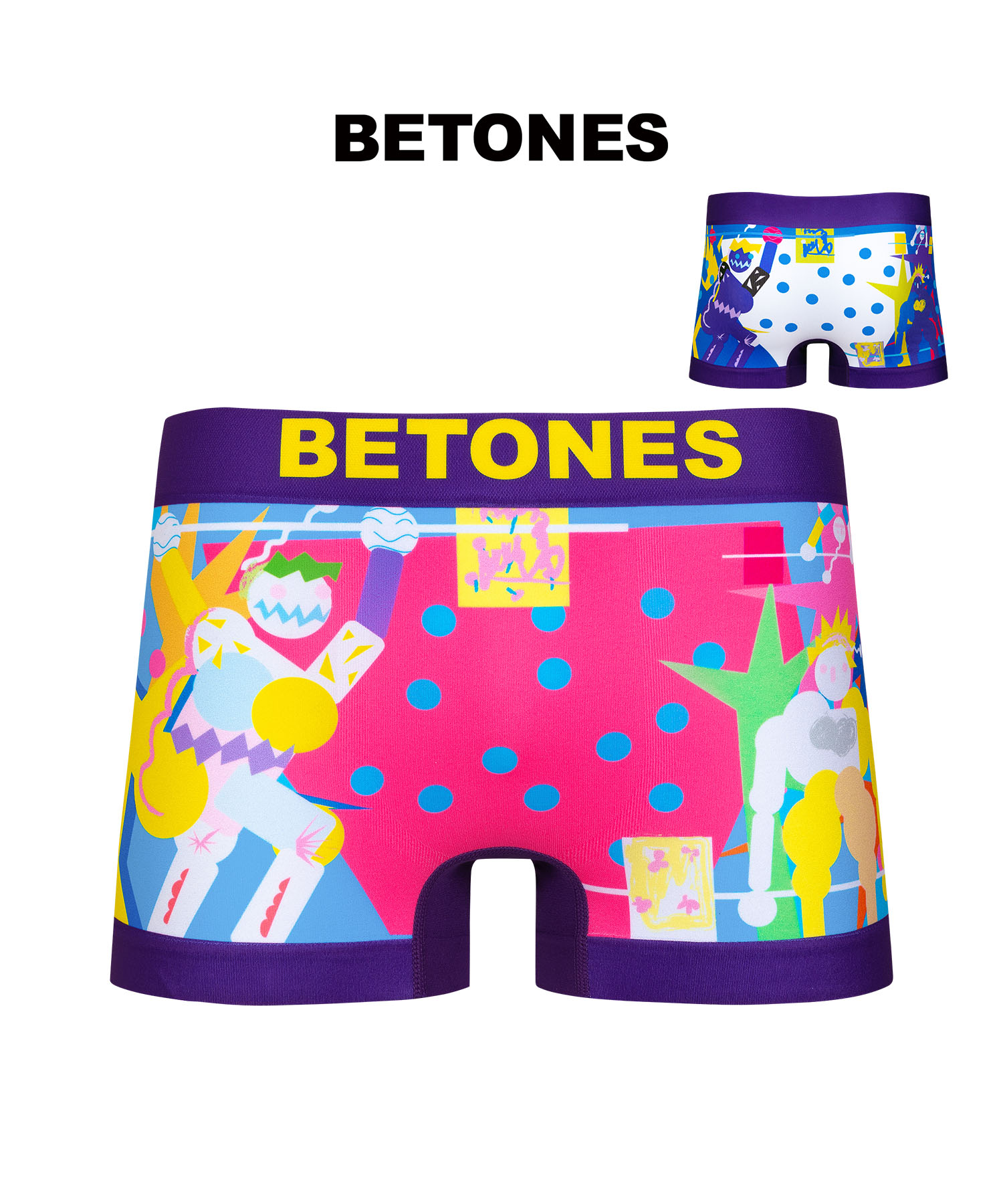 BETONES（ビトーンズ） ボクサーパンツ メンズ フリーサイズ 速乾 立体