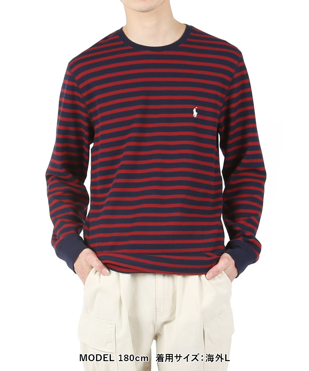 ロンT ポロ ラルフローレン ラルフ サーマル POLO RALPH LAUREN Tシャツ 長袖 カットソー メンズ おしゃれ 綿 無地 ロゴ  ボーダー ブランド 【メール便】 :510298:ブランド下着ならCrazy Ferret - 通販 - Yahoo!ショッピング