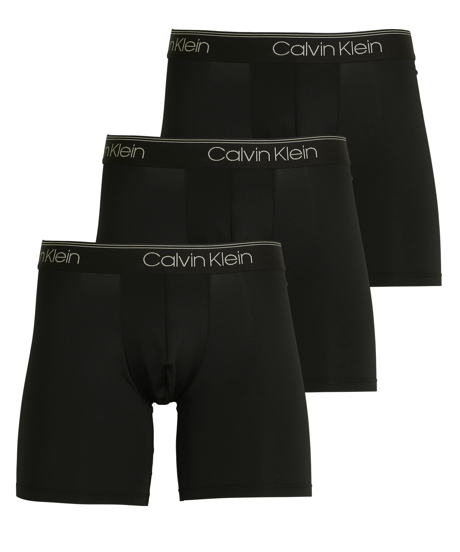 カルバンクライン ボクサーパンツ 3枚セット メンズ ロング Calvin Klein アンダーウェア 男性下着 ツルツル 速乾 CK ロゴ 高級  ハイブランド