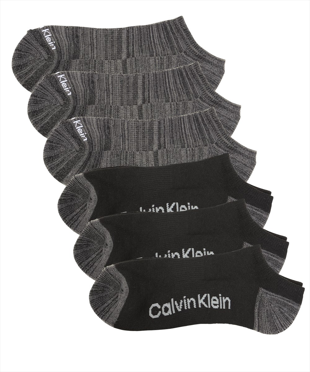 カルバンクライン Calvin Klein 靴下 6足セット メンズ アンクル 