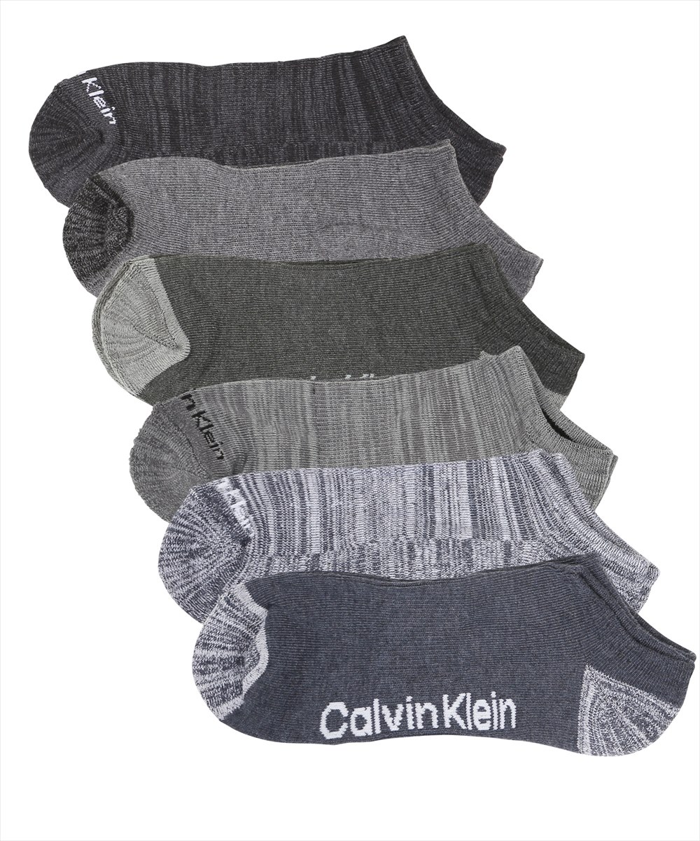 カルバンクライン Calvin Klein 靴下 6足セット メンズ アンクル 