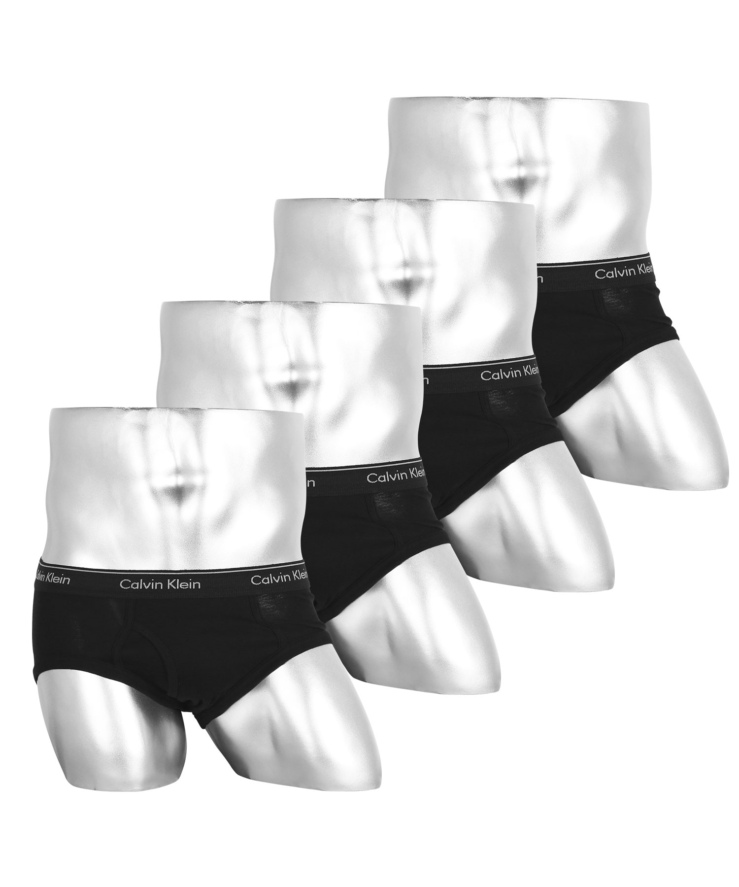 カルバンクライン Calvin Klein 4枚セット ブリーフ メンズ 下着 アンダーウェア 紳士 綿100 高級 ハイブランド 無地 ロゴ