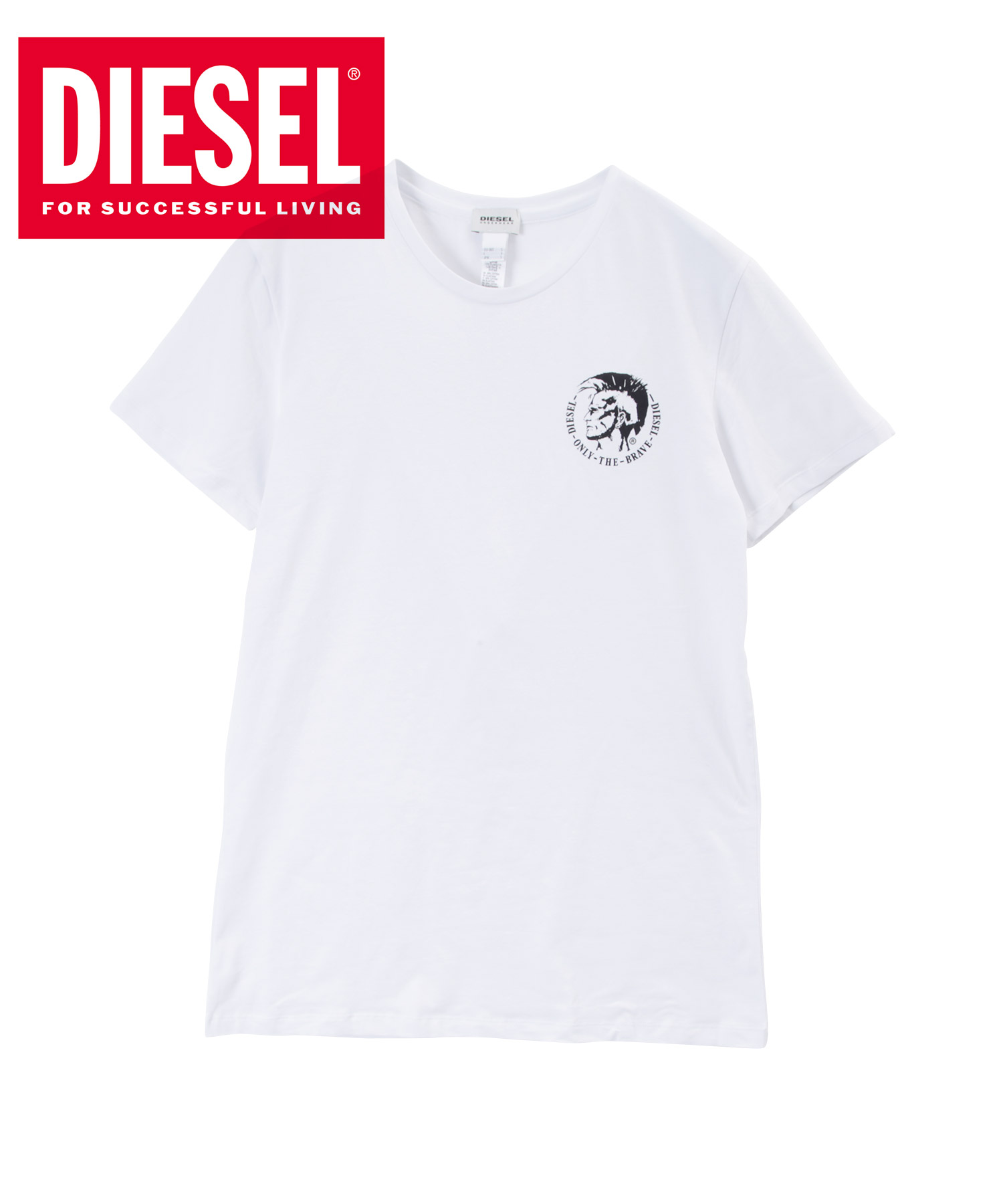 ディーゼル DIESEL Tシャツ メンズ 半袖 クルーネック Vネック