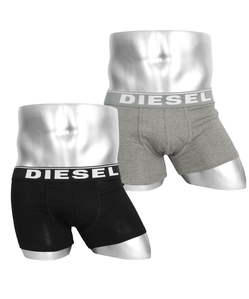ディーゼル DIESEL ボクサーパンツ 2枚セット メンズ アンダーウェア 男性 下着 綿混 コットン ブランド ロゴ プレゼント ギフト