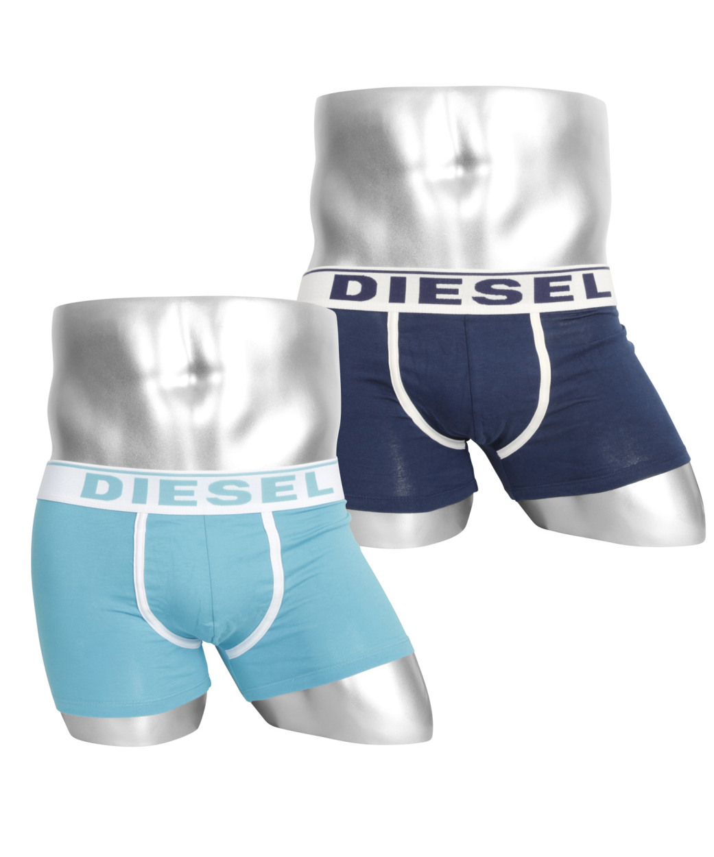 ディーゼル DIESEL 2枚セット ボクサーパンツ メンズ 下着 アンダーウェア かっこいい 綿 ロゴ ワンポイント 無地 ブランド