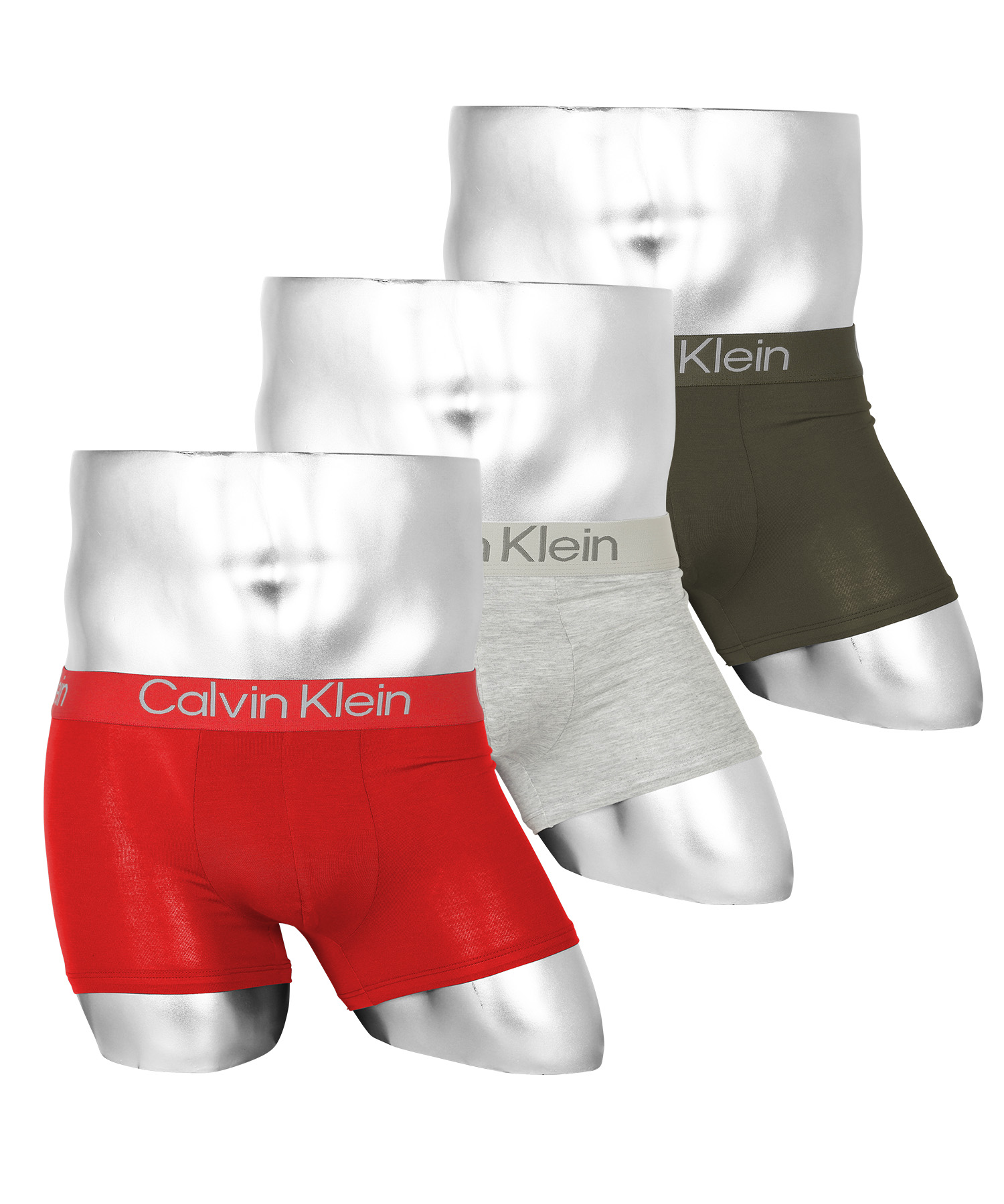 カルバンクライン Calvin Klein ボクサーパンツ 3枚セット メンズ アンダーウェア 男性下着 ツルツル 速乾 CK ロゴ 高級 ハイブランド