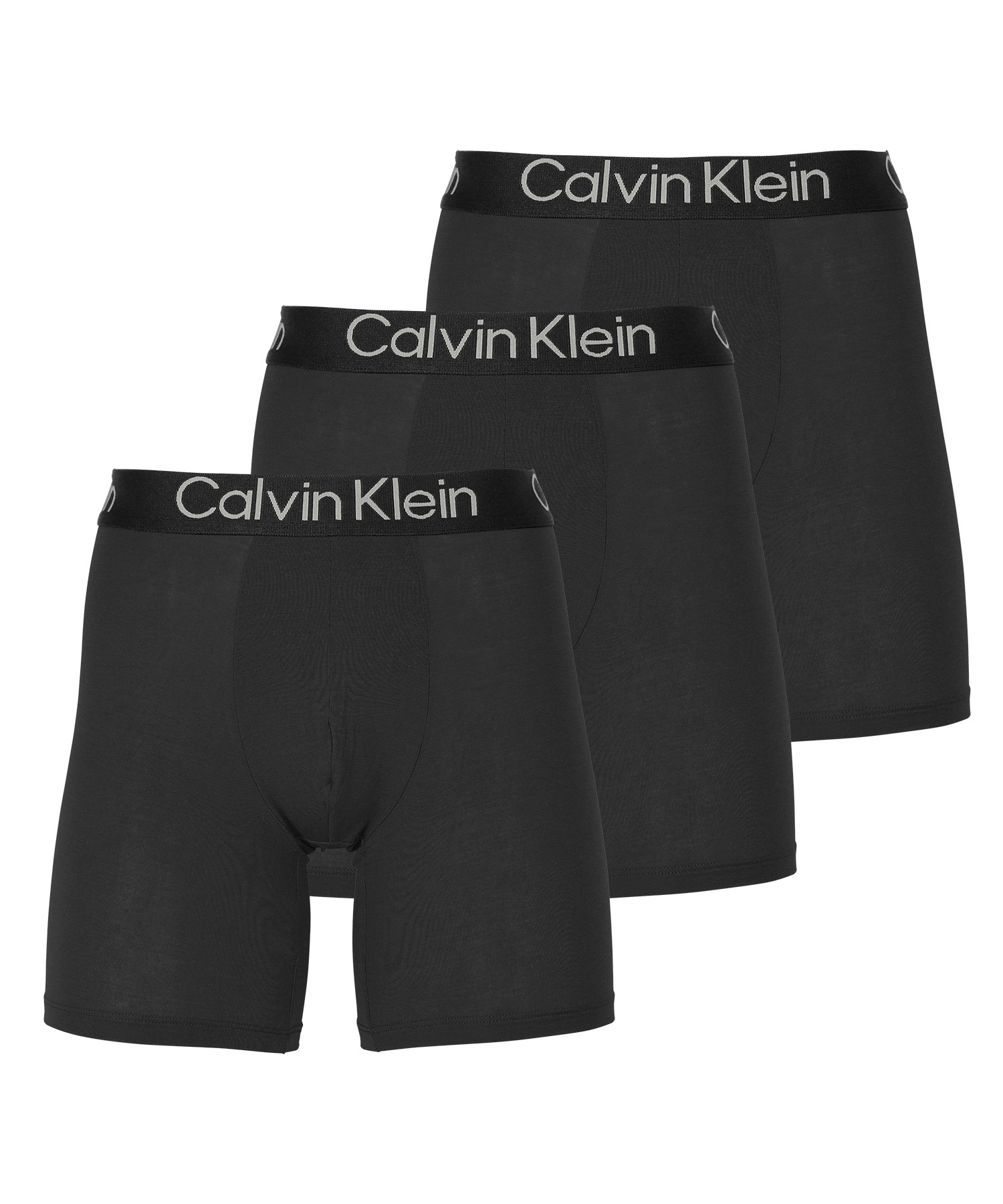 カルバンクライン ボクサーパンツ 3枚セット メンズ ロング Calvin Klein アンダーウェア 男性下着 モダール CK ロゴ 高級 ハイブランド｜crazyferret｜02