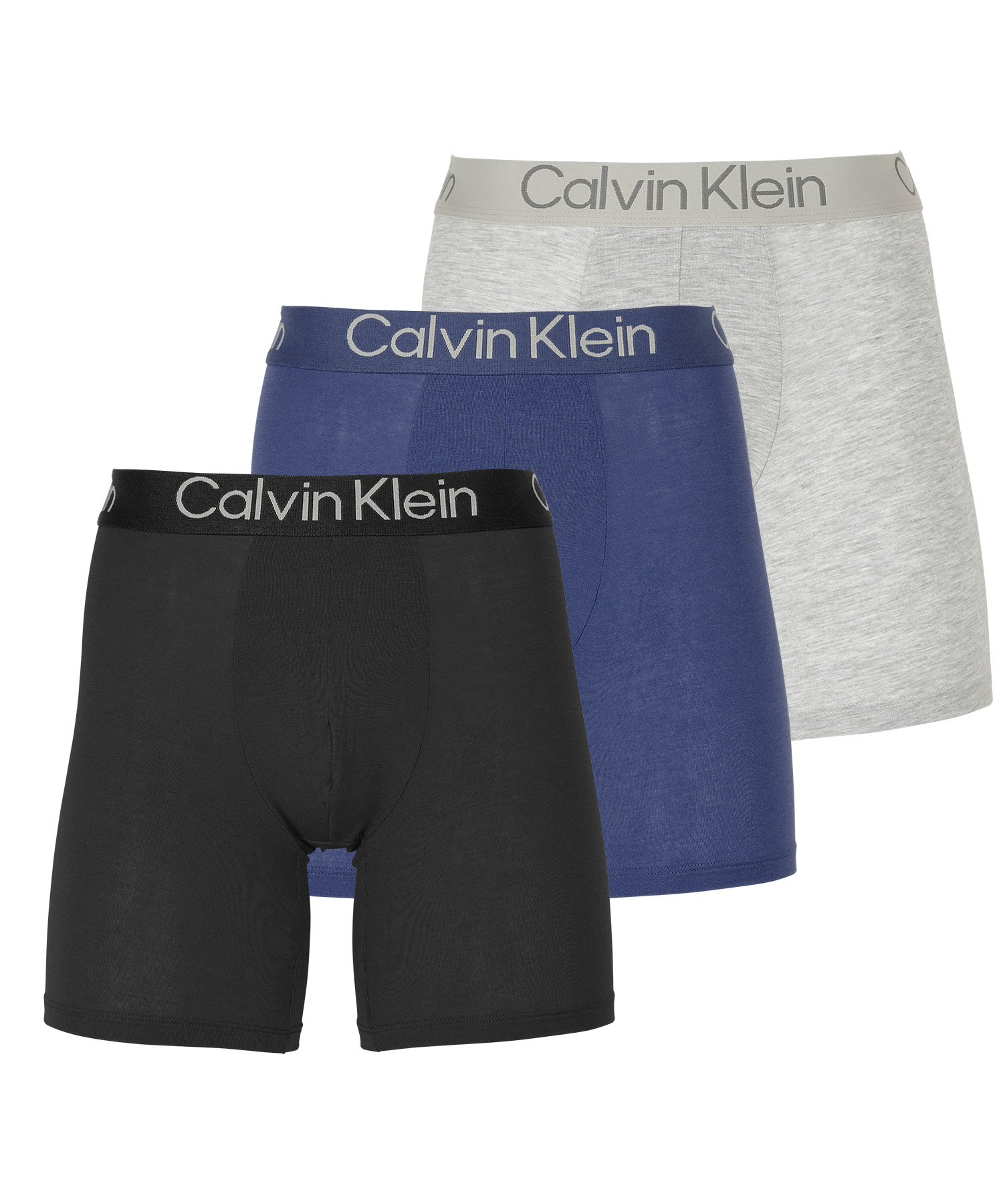カルバンクライン ボクサーパンツ 3枚セット メンズ ロング Calvin Klein アンダーウェア 男性下着 モダール CK ロゴ 高級 ハイブランド｜crazyferret｜03