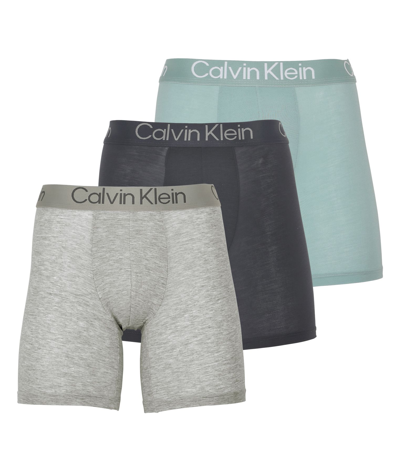 カルバンクライン ボクサーパンツ 3枚セット メンズ ロング Calvin Klein アンダーウェア 男性下着 モダール CK ロゴ 高級 ハイブランド｜crazyferret｜06