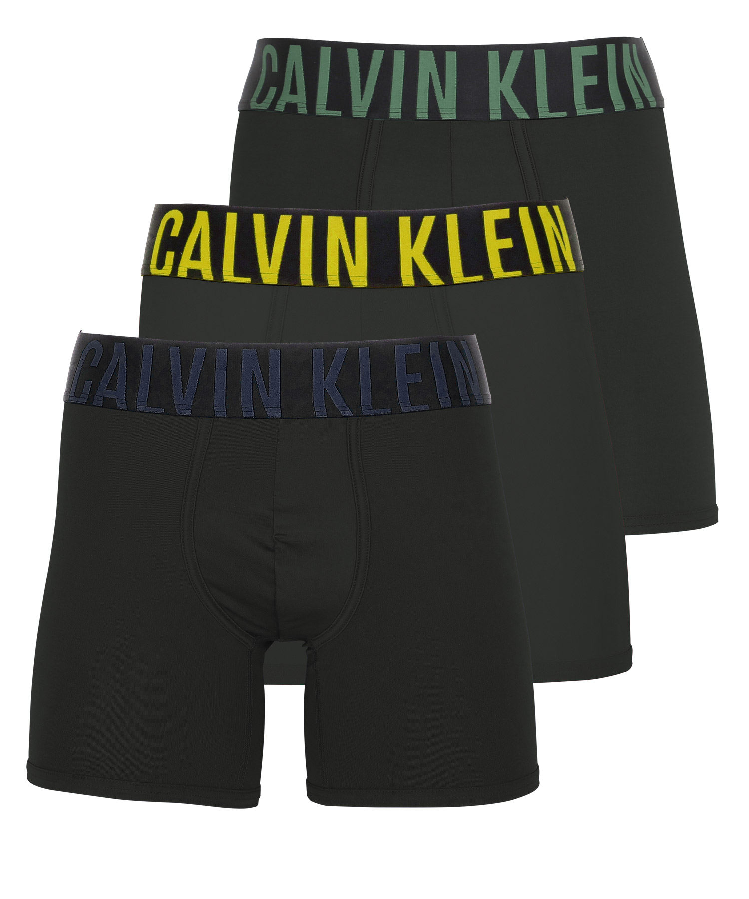 カルバンクライン ボクサーパンツ 3枚セット Calvin Klein ロング  メンズ アンダーウェア 男性下着 ツルツル 速乾 CK ロゴ 高級 ハイブランド｜crazyferret｜03