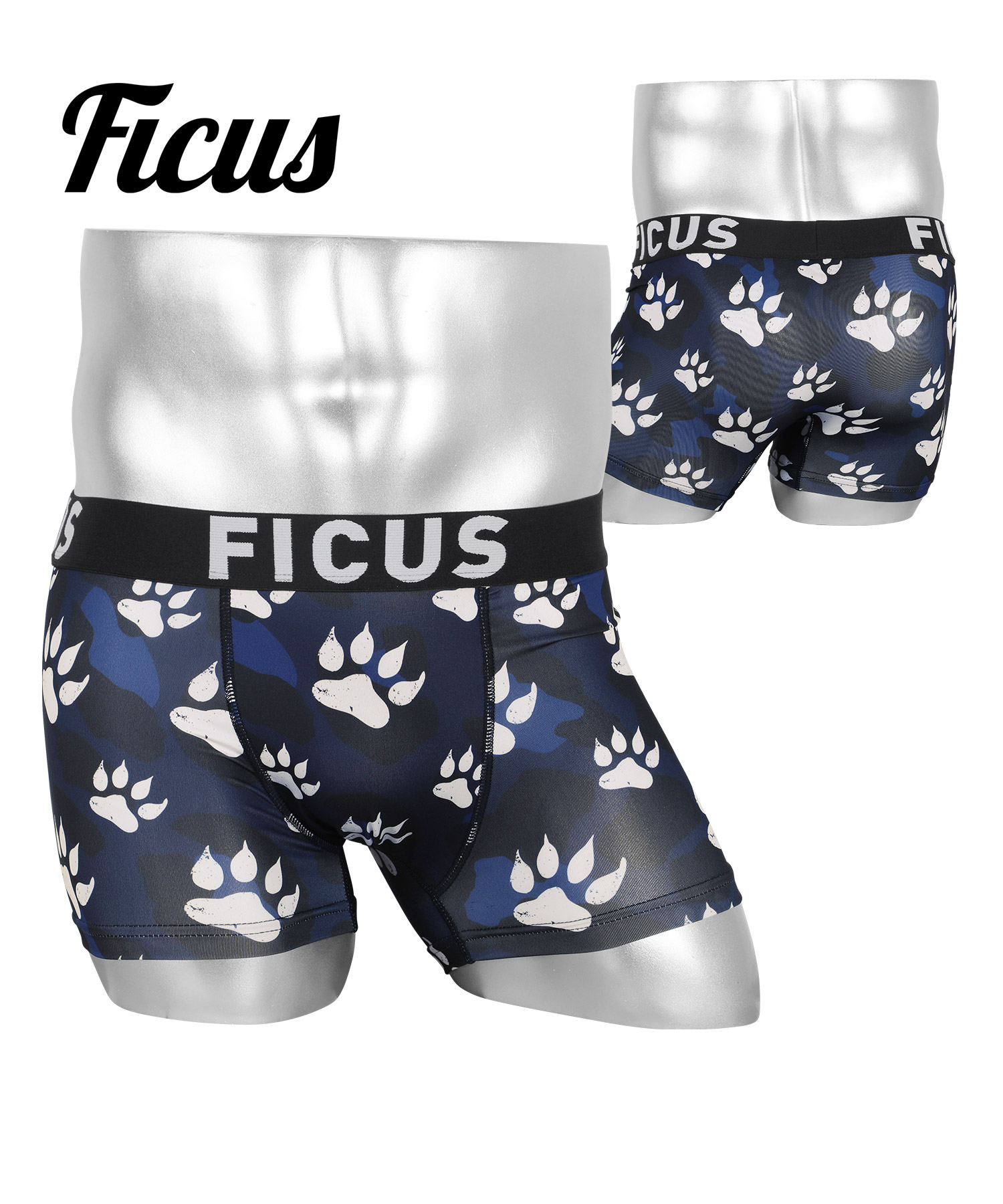 FICUS フィークス ボクサーパンツ メンズ 下着 紳士 肉球