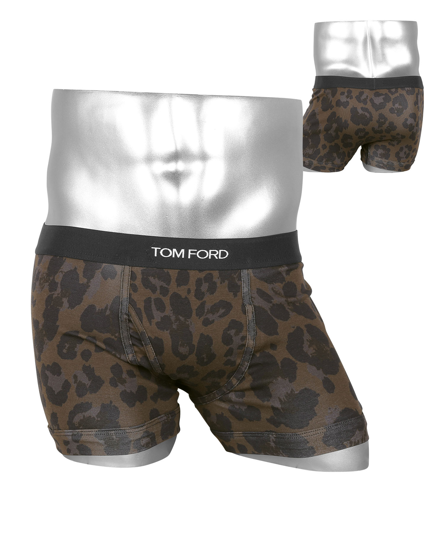 トムフォード TOM FORD ボクサーパンツ メンズ アンダーウェア 綿混 コットン 前開き ロゴ 高級 ハイブランド プレゼント ギフト