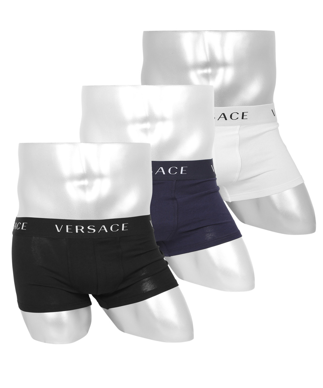 ヴェルサーチェ VERSACE ローライズボクサーパンツ 3枚セット メンズ